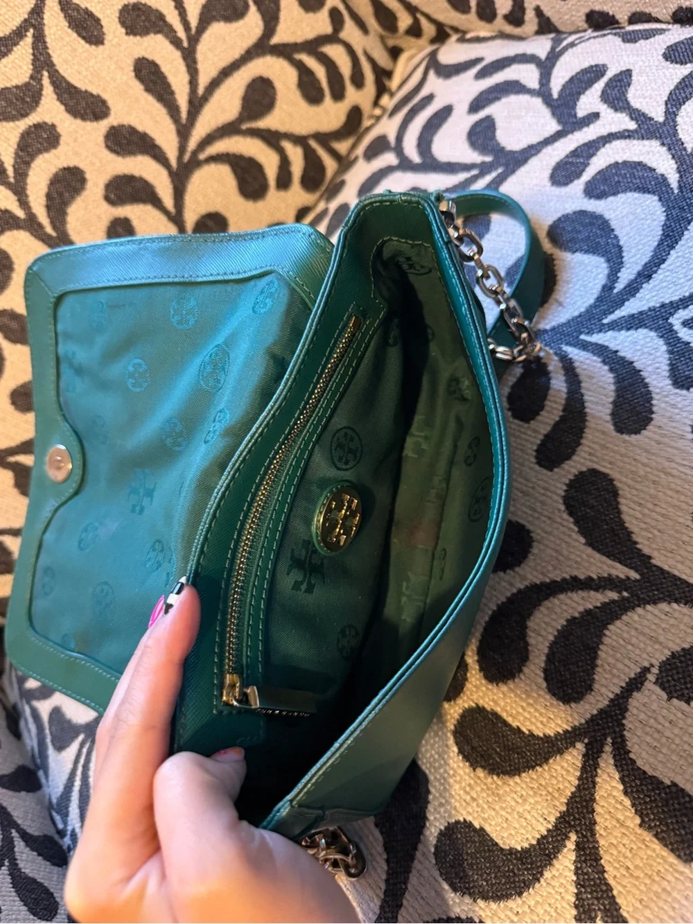 Tory Burch compact leather